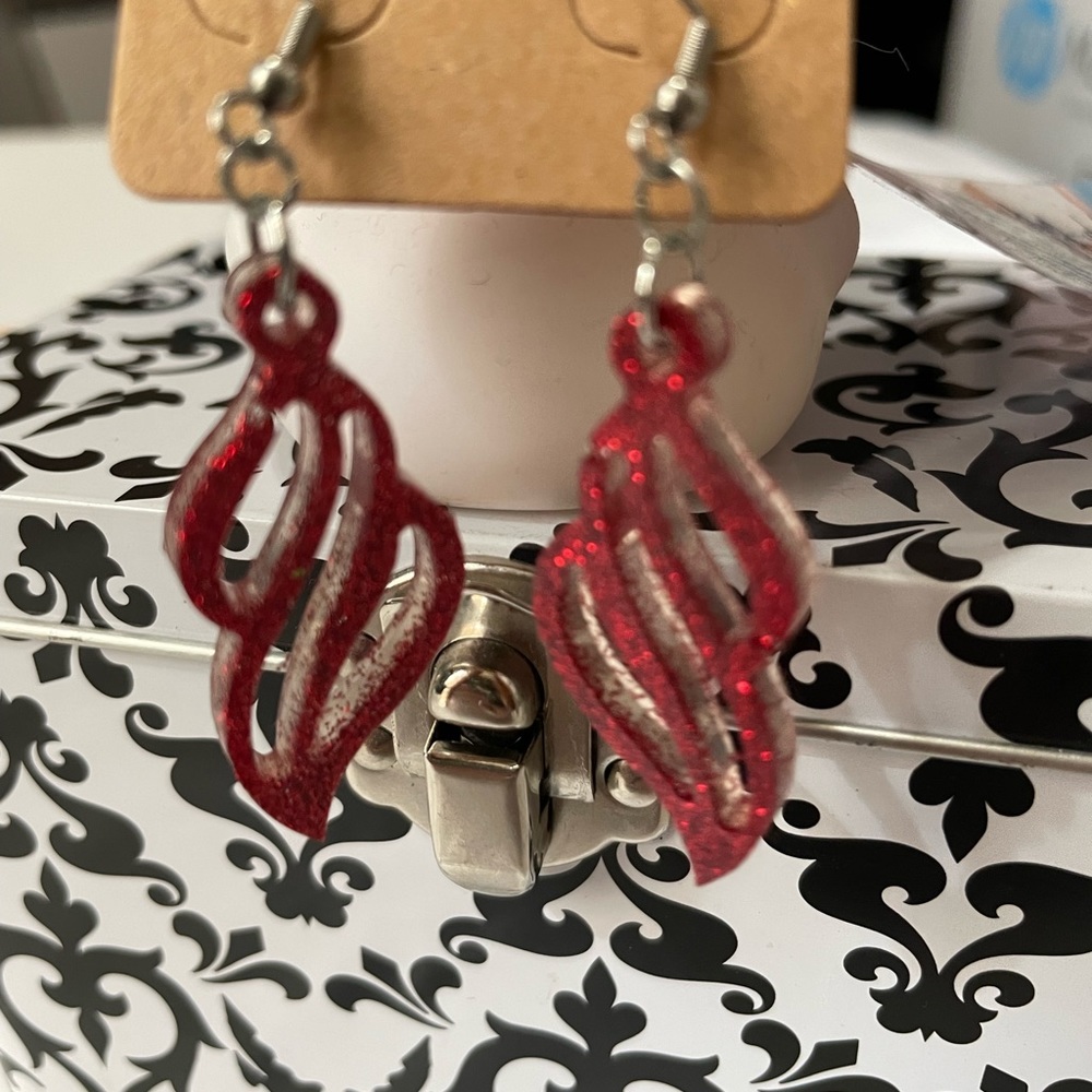 Acrylic Earrings handmade